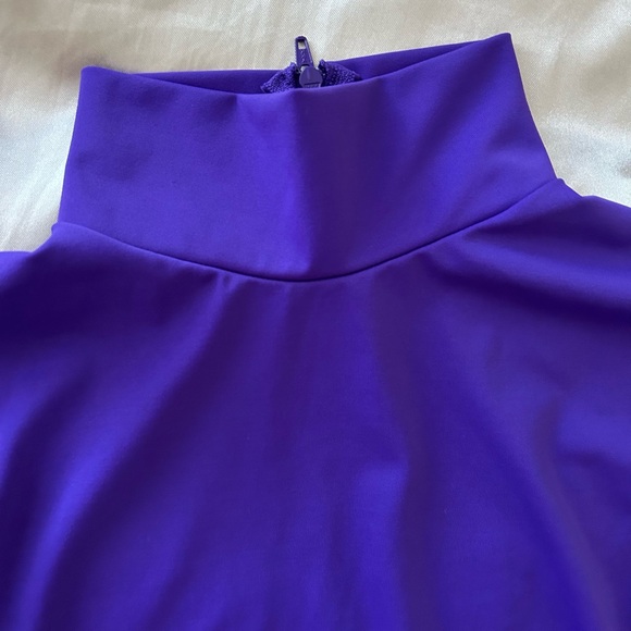 Balera Vibrant Long Sleeve Purple Dancewear Leotard - Picture 2 of 8